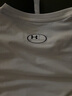 安德玛（UNDERARMOUR）UA HeatGear 男子训练运动长袖紧身衣1361524 白色100 XL 实拍图
