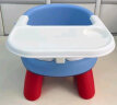 日康（rikang）宝宝餐椅 叫叫椅婴儿学坐椅多功能儿童吃饭餐桌 RK-X2009-1 蓝色 实拍图