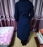 尚都比拉长款100%羊毛大衣女冬季高级感收腰双面毛呢外套 黑色 L  实拍图