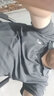 啄木鸟（TUCANO）短袖t恤男夏季时尚休闲翻领polo打底衫百搭上衣男装深灰 4XL 实拍图