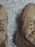 显豹新式棕色作战靴男户外高帮作战训靴夏季超轻透气战术靴沙漠靴 棕色新式作战靴 42 (260) 实拍图