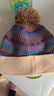 KocotreeKK树儿童帽子男童女孩针织帽宝宝秋冬手套围巾三件套亲子护耳保暖 藤萝紫【单帽】 M码【头围50-54cm；1岁-6岁】 实拍图