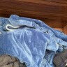 雅鹿 A类婴儿牛奶绒四件套法兰绒床单冬季被套珊瑚绒被罩床笠床上用品 宾利蓝-纯色【A类标准婴儿绒】 2m床单款四件套【被套2.2*2.4m】 晒单实拍图