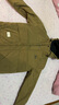 罗蒙（ROMON）秋冬加棉加厚外套男士青年棉衣服休闲连帽工装款防风夹克冲锋衣男 M1091卡其色 L 实拍图