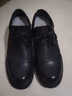 零度Zero增高鞋男新款隐形内增高男士商务休闲鞋英伦宽版大头皮鞋子男 黑色 41 实拍图