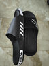 绚初拖鞋男大码外穿潮流夏季家用防滑拖鞋情侣居家浴室厚底凉拖鞋女 升级版动感 黑色 44-45 (适合43-44码穿) 实拍图