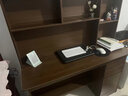 立太（LEADTEK）实木书桌学习桌电脑桌书柜书架一体家用小户型转角桌学生写字桌子 儿童成人通用+120cm深胡桃色 实拍图