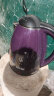 半球（PESKOE） 电水壶食品级不锈钢自动断电防干烧电热水壶双层防烫热水壶烧水壶 紫色大容量（快速煮水） 2L 实拍图