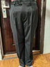 恒源祥厚款羊毛西裤男 秋冬季中老年商务休闲免烫防皱直筒宽松西装长裤 黑色【单褶宽松款】 35 (2.8尺腰围) 实拍图