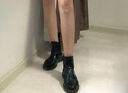 马丁博士（Dr.Martens）2976 YS男女秋冬百搭黄车线黑色切尔西靴 黑色 38 实拍图