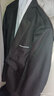 春秋季黑色西装套装伴郎服男西服兄弟团衣服结婚礼服正装高中大学 (黑西装+白衬衫+西裤+领带) 2XL (136-150斤) 实拍图
