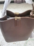 红蜻蜓包包女包牛皮斜挎单肩包休闲百搭小方包教师节生日礼物 咖啡色 实拍图
