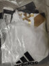 阿迪达斯 （adidas）运动套装2023夏季休闲速干短袖户外运动裤两件套 白金直筒裤 XL  晒单实拍图