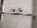 一卫（yweel）枪灰色太空铝毛巾架免打孔毛巾杆单双杆卫生间挂架浴室挂件 枪灰色双杆80cm-62804 实拍图