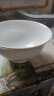 洁雅杰陶瓷面碗个人专用白瓷碗中式6英寸高脚米饭碗 4只装 新骨瓷 实拍图