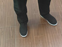 回力棉鞋男鞋冬季软底加绒加厚保暖老北京布鞋一脚蹬老人鞋休闲鞋子男 黑色W0766 42 实拍图