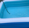 曼比鱼 儿童游泳池 超大充气游泳池 婴儿游泳池长方形保温洗澡盆 3.05米三层-电泵水枪泳圈球20 实拍图