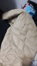 雅鹿2025新款轻薄羽绒服女短款小个子百搭内胆内外穿保暖女士冬季外套 卡其色 L 建议130-145斤 实拍图