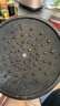 老式铸铁炖锅 汤锅 传统生铁锅 焖烧锅 荷兰锅 无涂层铸铁锅 28cm炖锅（铁盖）6-8人用 28cm 实拍图