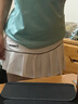 kawasaki 川崎羽毛球服运动网球短裙女防走光半身裙A2754 白色 M  实拍图