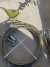京势 晾衣绳 包塑钢丝绳物业机构用拉紧绳4mm粗（8米一套）可按需求裁剪 单位：一套 HBLY07 晒单实拍图