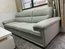 区巢【评价2万+】真皮沙发客厅头层牛皮大小户型沙发贵妃广东佛山家具 双扶手三人位【2.83米】 升级版-耐磨中厚皮+进口恒温海绵 实拍图
