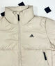 adidas 户外保暖鸭绒羽绒服男女同款秋冬阿迪达斯官方轻运动   米色(推荐选大一码)   M 实拍图