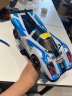 JJRIC专业rc遥控车漂移平跑赛车成人无刷全比例四驱高速竞速男孩玩具车 36cm 蓝白色-无刷版 晒单实拍图