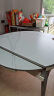 全友家居 餐桌椅 现代简约餐桌椅 可伸缩折叠岩板餐桌DW1028K 晒单实拍图