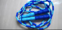 杜威克跳绳儿童软竹节跳绳成人健身体能训练小学生考试花样跳绳可调节 竹节跳绳 蓝色 2个装 实拍图
