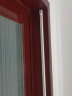 铭聚布艺（MINGJU）窗帘粘贴轨道免打孔衣柜门帘导轨滑道顶装侧装超薄单轨白色2米 实拍图