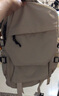 Landcase书包男女初高中大学生背包学院风双肩包日系原宿百搭旅行包1218白 实拍图