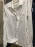MUJI 男式 法兰绒 衬衫 男士长袖衬衣外套 休闲纯棉全棉 ACA77C1A 米白色 M (170/92A) 实拍图