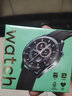 彬格 顶配WATCH3pro智能手表多功能运动蓝牙通话支持音乐电子表Watch3血压心率青少年学生腕表男女 银钢pro：支付+高清通话+高清屏 实拍图