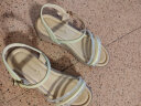 红蜻蜓坡跟拖鞋女2024夏季时尚松糕鞋外穿气质女凉鞋 WFK24035浅黄色37 晒单实拍图