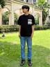 Calvin KleinJeans四季款男士休闲通勤简约ck合体版微弹洗水牛仔裤J325694 1AA-牛仔浅蓝 32 实拍图