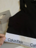 Calvin Klein内衣【520礼物摩登引力带】女士ck无钢圈背心一体式文胸QF7200AD UB1-太空黑 M 实拍图