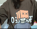 君茵重磅纯棉短袖t恤男2024夏季衣服男装新款学生印花美式复古宽松潮 咖啡色【BERR】 XL 实拍图