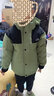 雅鹿儿童羽绒服男女童三合一学生一衣三穿青少年冬季中大童外套 军绿色 高蓬松90绒子鸭绒 140 充绒量69克 实拍图