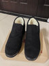 京晨老北京布鞋加绒保暖防滑男棉鞋中老年老人爸爸爷爷老头冬季羊毛鞋 黑色 加绒 44 实拍图