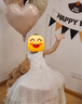 戴维贝拉（DAVE＆BELLA）童装女童连衣裙儿童裙子夏装女洛丽塔公主裙女孩宝宝礼服 白色 100 cm（建议身高90-100cm） 实拍图