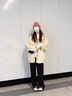 相伊恋人针织外套女25年春秋季新款毛衣外搭中长款宽松开衫慵懒风韩版上衣 米白色 均码 【建议80-140斤】 实拍图