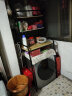 唐辑洗衣机架子置物架滚筒浴室阳台落地式储物收纳架  黑色三层 晒单实拍图