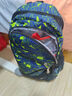 ZIRANYU 大容量中小学生拉杆书包六轮爬楼梯3-9年级书包男女减负可拆卸 六轮拉杆-黄格（可爬楼） 实拍图