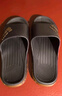 惠夫人拖鞋男外穿夏季大码情侣家用软底浴室洗澡防滑凉拖女户外夏天 【升级款】黑金 46-47 (适合45-46码穿) 实拍图