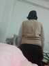 翊尚美针织马甲女春秋可外穿短款V领背心上衣25年新款宽松内搭坎肩 杏色 均码 【推荐80-140斤】 实拍图