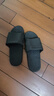 华美健步 纯色软底四季拖鞋情侣浴室内外穿舒适软弹凉拖鞋HM343黑色40-41码 实拍图