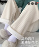 FitonTon休闲裤女冬款麦穗纹针织裤加绒加厚雪尼尔阔腿裤潮流百搭保暖裤子 实拍图