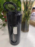 富光玻璃杯塑玻杯子商务泡茶杯双层茶水分离提环便携防烫车载办公水杯 凯泽黑色520ml 实拍图