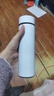 臻赛祺 智能保温杯显温测温触摸感温保温杯大容量温度显示带盖温控 智能显温【白色】500ml 实拍图